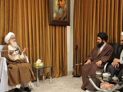 دیدار رئیس مرکز رسیدگی به امور مساجد بامراجع عظام تقلید