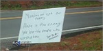 Neighbors post friendly sign outside Chesterfield mosque