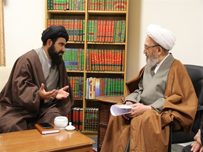 دیدار رئیس مرکز رسیدگی به امور مساجد بامراجع عظام تقلید