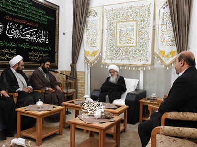 دیدار رئیس مرکز رسیدگی به امور مساجد بامراجع عظام تقلید